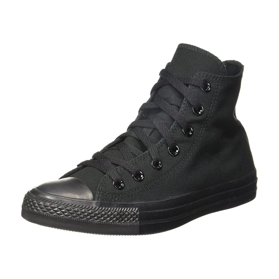 converse all black shoes