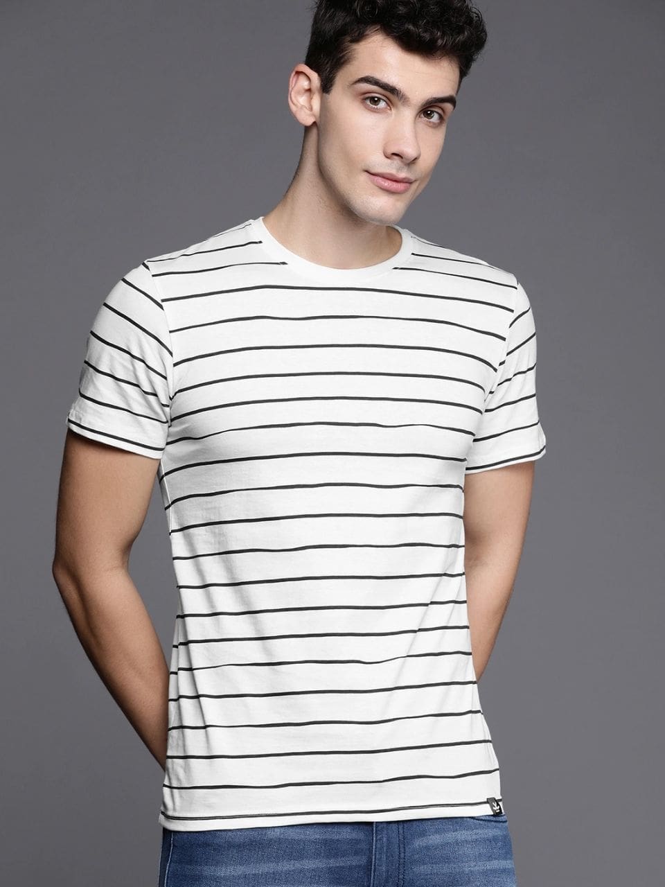 horizontal striped t-shirt