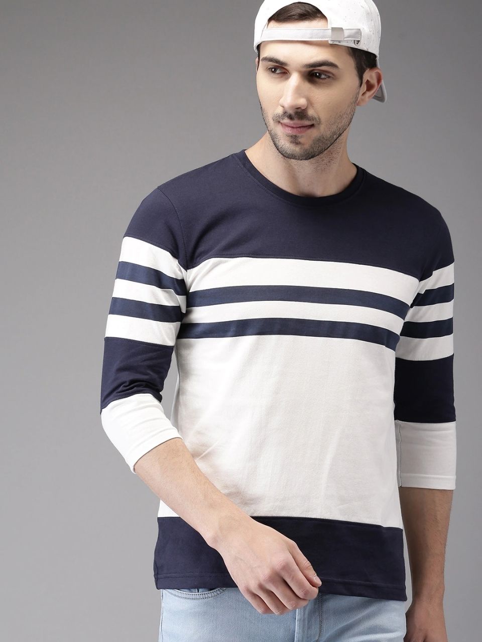 three quarter t-shirt