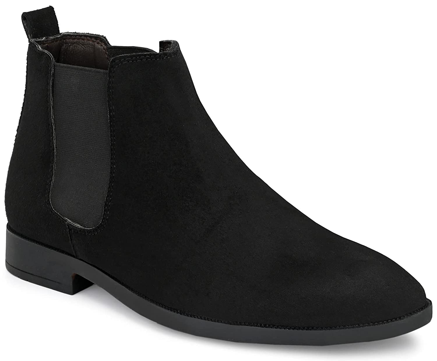 black chelsea boots