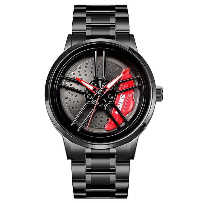 SKMEI Mens Watch New Wheels Rolling Creative Fashion