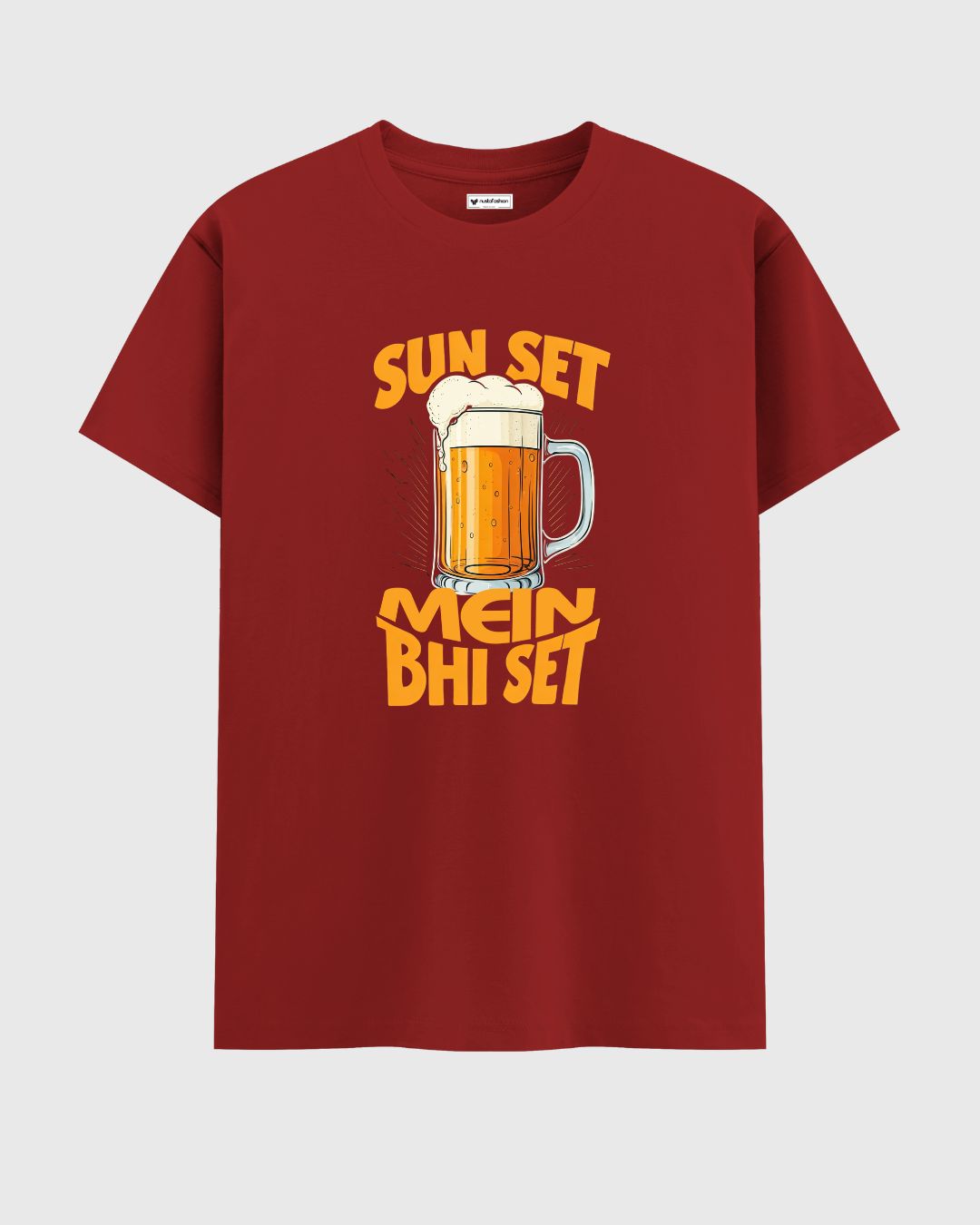 Qikink Plain T shirt Mockup 4