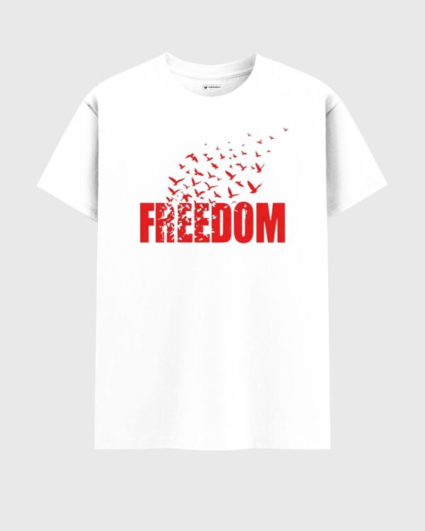 FREEDOM HALF SLEEVE T-Shirt For Men - Image 3