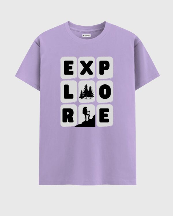 EXPLORE Black T-Shirt For Men - Image 6