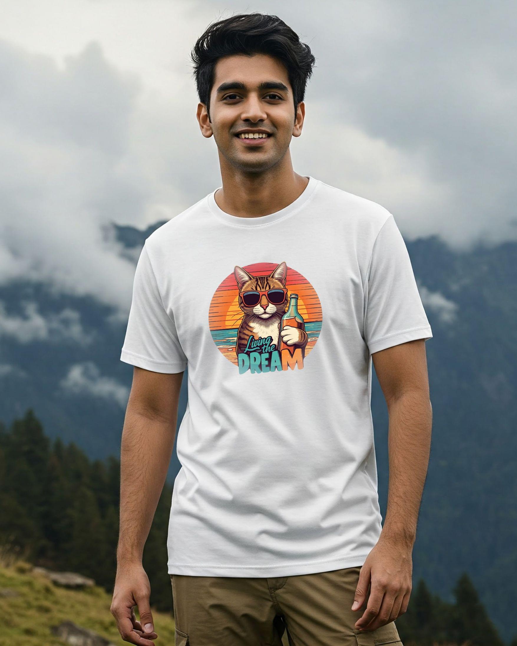 LIVING THE DREAM T-Shirt For Men